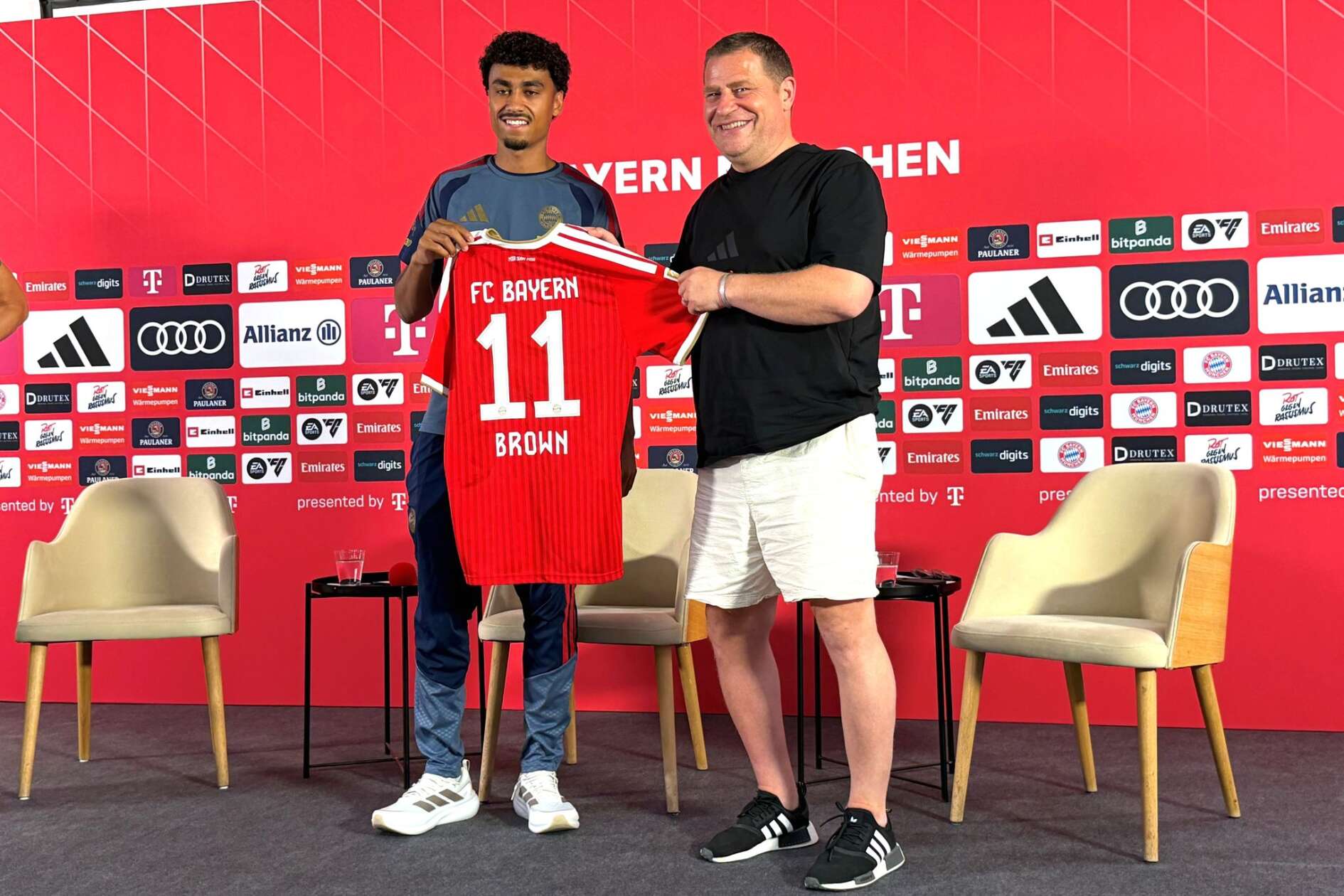 Eberl schwärmt von Bayern-Zugang Brown: «Gehört die Zukunft»